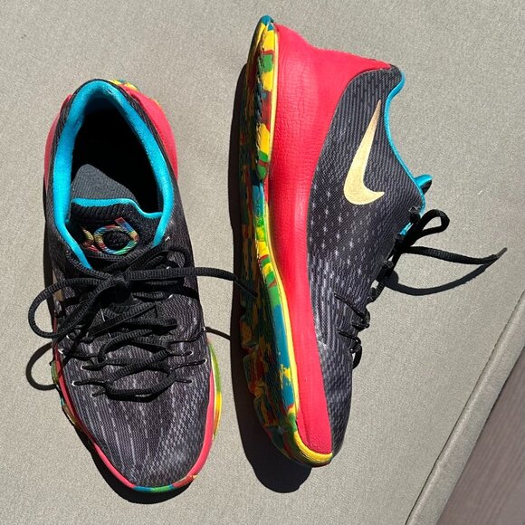 Nike KD 8 "Easy Euro" Sneakers 2015 Youth Size 7 - Picture 2 of 10